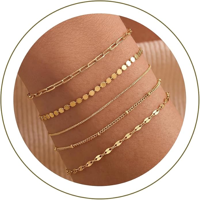 Golden Mix Bracelet Set