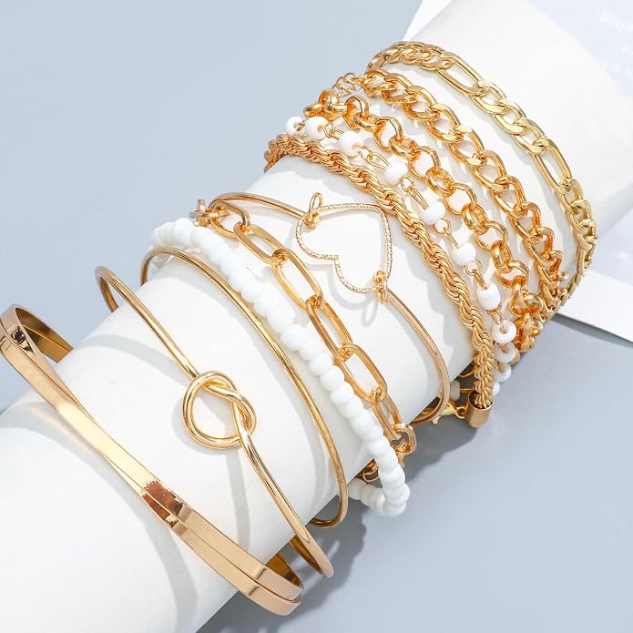 49 Pcs Gold Jewelry Set for Women