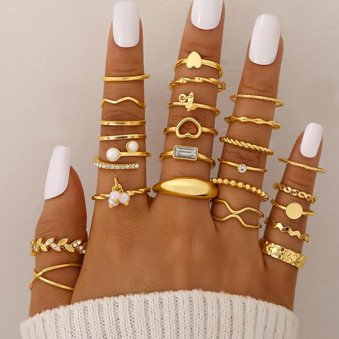 68 Pcs Gold Jewellery Set for Women