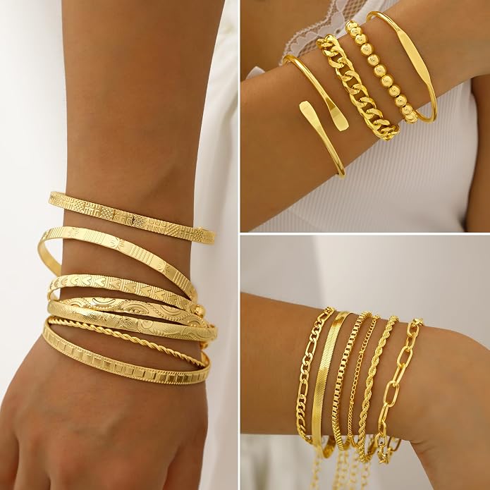68 Pcs Gold Jewellery Set for Women
