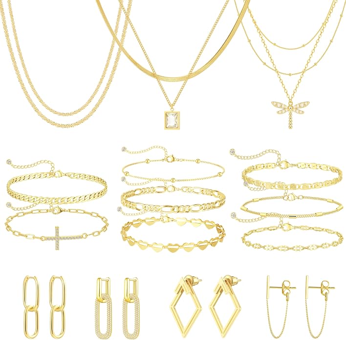 18 Pcs Jewellery Set for Women