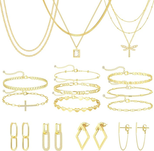 18 Pcs Jewellery Set for Women