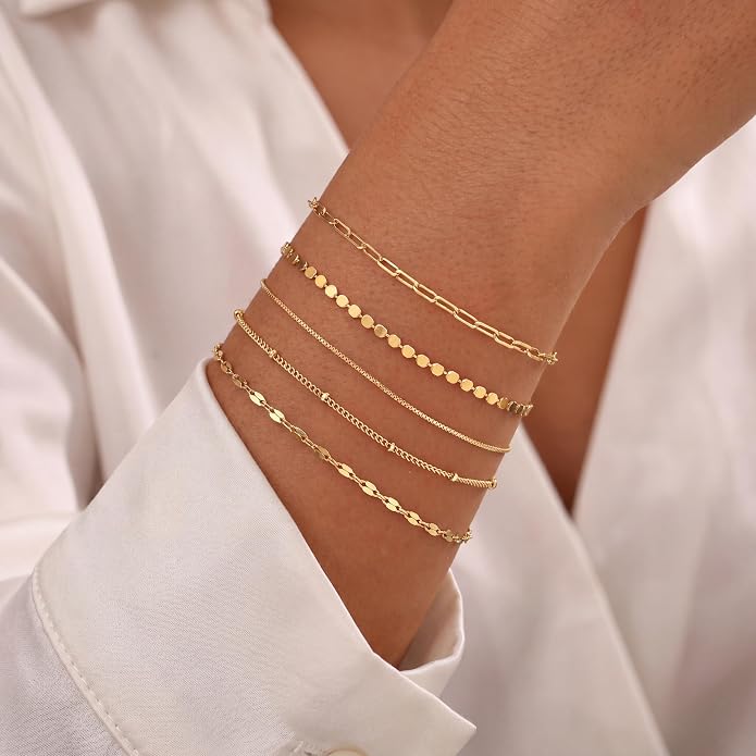 Golden Mix Bracelet Set