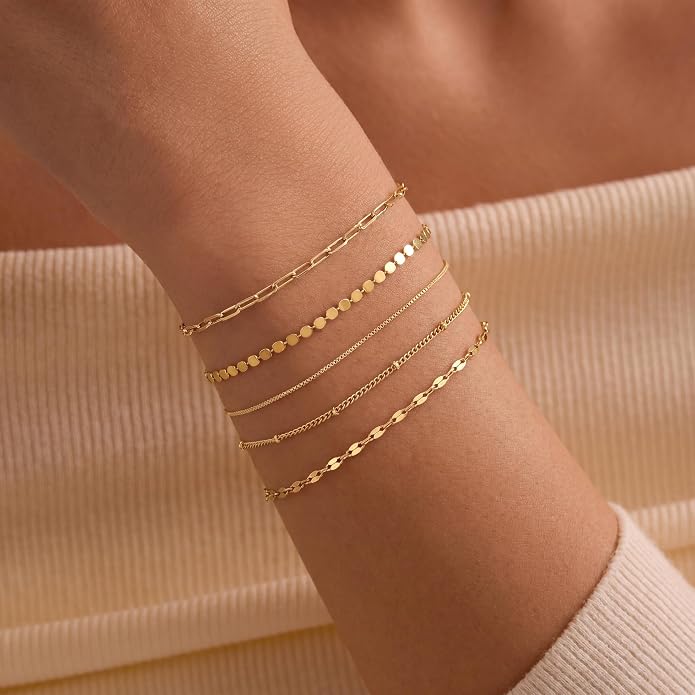 Golden Mix Bracelet Set